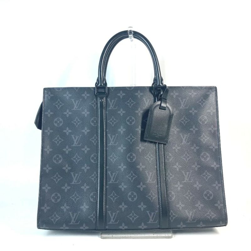 LOUIS VUITTON ルイヴィトン M45265 モノグラムエクリプス サックプラ ホリゾンタルジップ トートバッグ カバン ビジネスバッグ  ハンドバッグ モノグラムエクリプスキャンバス メンズ ブラック 【中古】 | ブランドショップリファレンス神戸