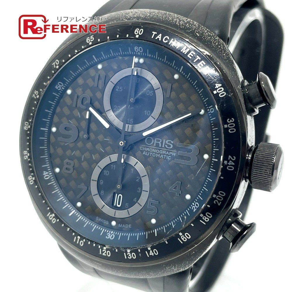 オシリズム ORIS オリス 腕時計 7611 TT3 CHRONOGRAPH BLACK クロノグラフ 自動